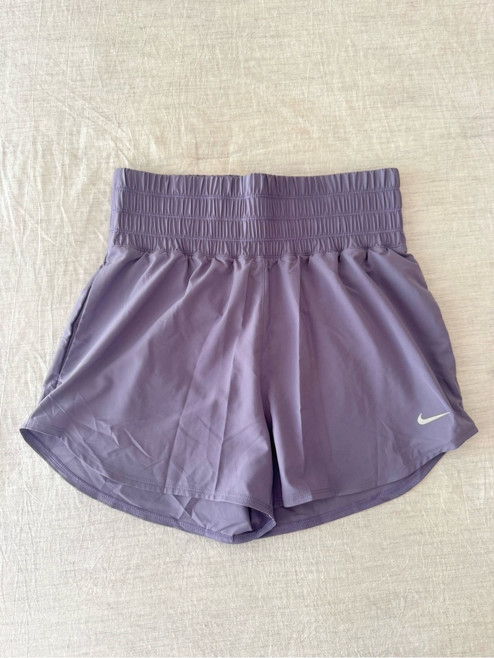 Nike Women’s Dusty Mauve Lavender High Waist Athletic Shorts